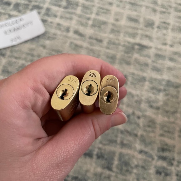 Louis Vuitton luggage lock Authentic vintage brass DIY Necklace - Picture 13 of 14